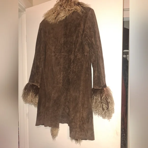 Vintage Bebe Mongolian Fur Penny Lane Coat - Picture 5 of 5